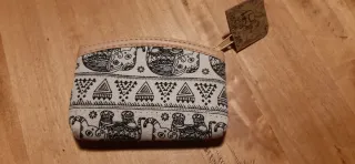 Borsellino portamonete zip elefanti thailandese