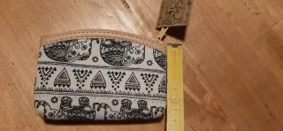 Borsellino portamonete zip elefanti thailandese