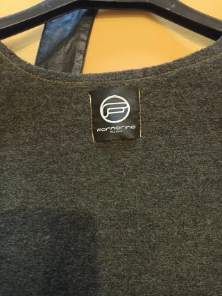 Cappottino smanicato Fornarina giallo senape