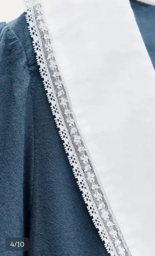 Vestido corto Zara cuello bobo