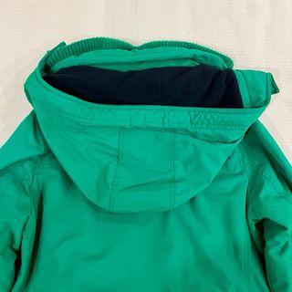 Abrigo Hollister Verde con Capucha