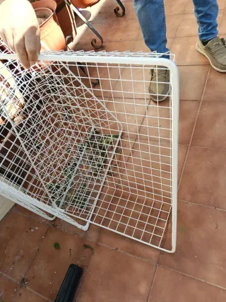 Cestas de armario metálicas