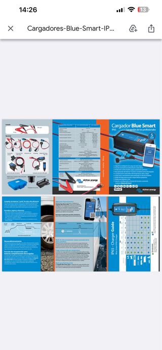 Bateria 100AH Ultracell y cargador Blue smart.