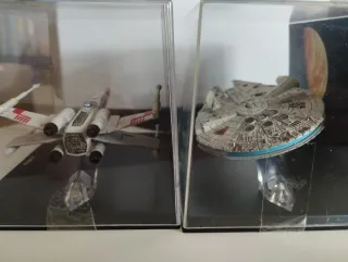 Naves Star Wars X-Wing y Millennium Falcon