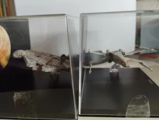Naves Star Wars X-Wing y Millennium Falcon