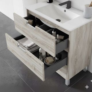 Mueble de baño 100cm nuevo 3 cajones