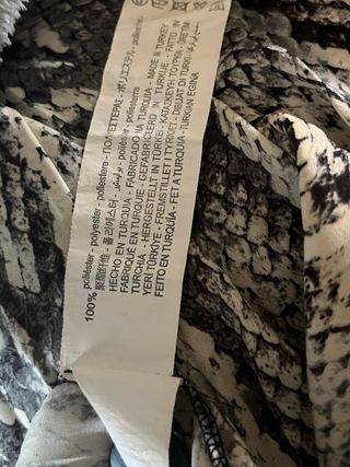 Falda larga Zara animal print