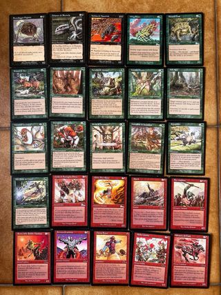 62 carte Magic vintage eredita di Urza 1999