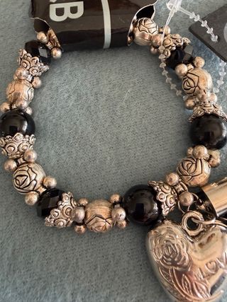 Pulsera T&B Corazón y Borla