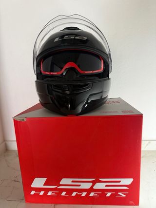 Casco Moto LS2 Negro Integral