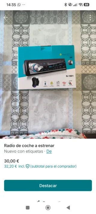 Radio de coche