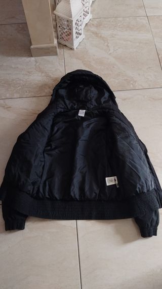 Giubbotto donna Adidas nero con cappuccio