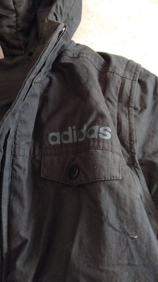 Giubbotto donna Adidas nero con cappuccio