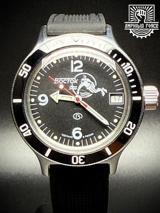 Vostok Amphibia 420634 Ceramic Scuba Dude - Nuevo!