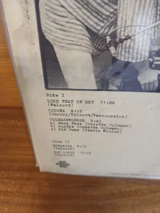 Vinilo LP Codona Jazz