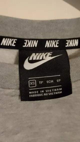 Felpa Nike Uomo Grigia e Nera
