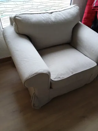 Sillón de tela