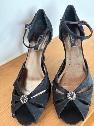 Sandalias Massimo Dutti Negras Talla 37