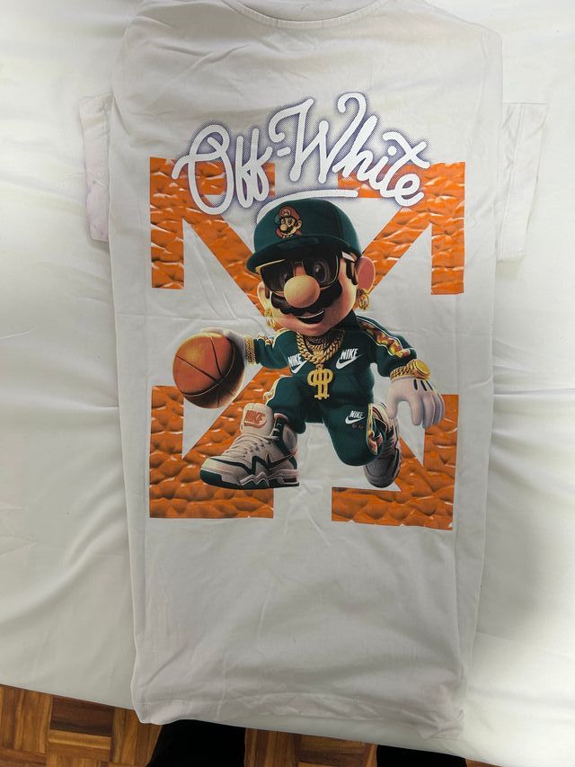 Camiseta Off-White Mario Basketball
