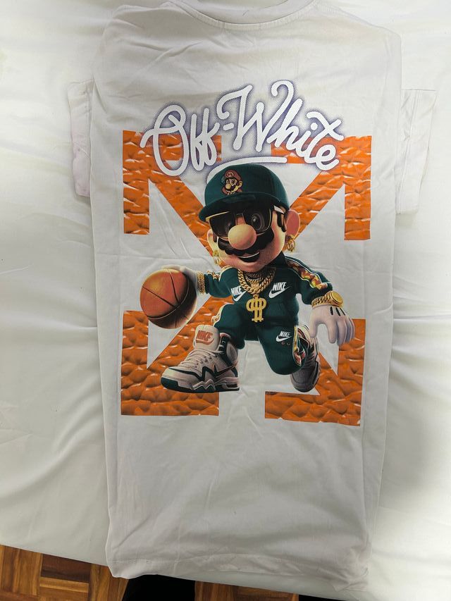 Camiseta Off-White Mario Basketball