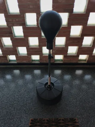 Balón y guantes de boxeo, punchinball