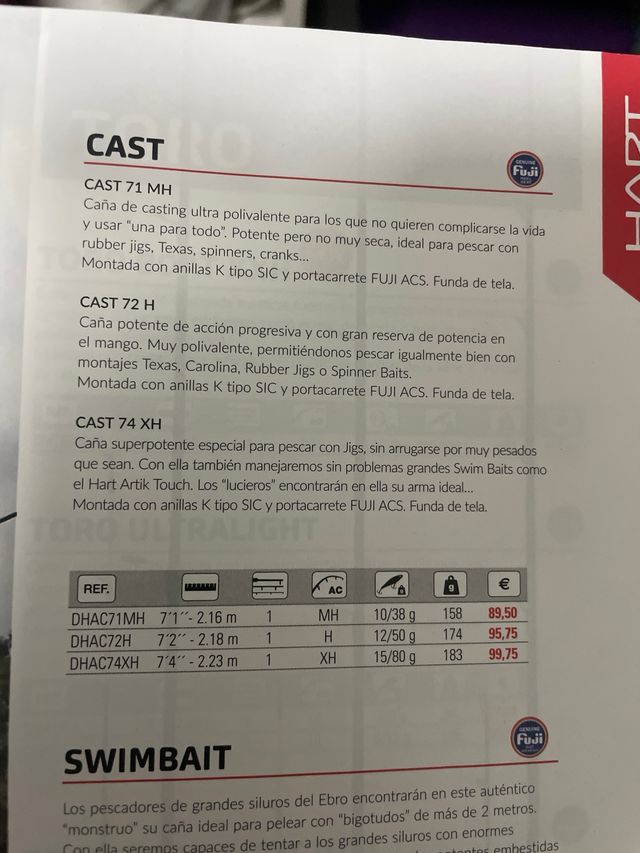 Caña Hart Absolut Cast 72H.