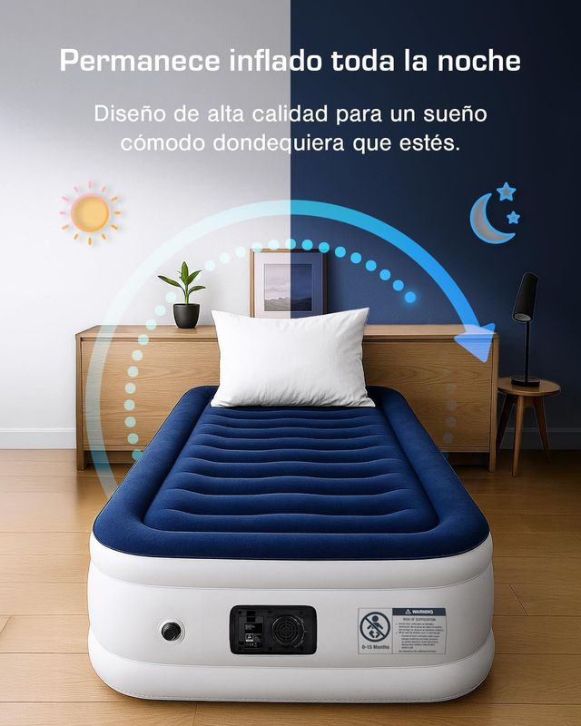Colchón Hinchable Lujo Active Era Bomba