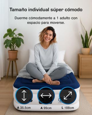 Colchón Hinchable Lujo Active Era Bomba