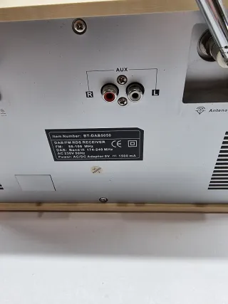 Radio BlueTinum DAB/FM Beige y Plata