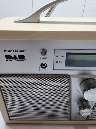 Radio BlueTinum DAB/FM Beige y Plata