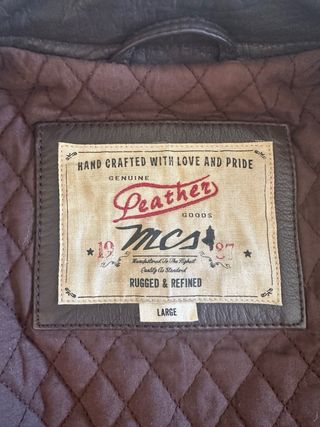 Chaqueta Cuero Marlboro Classics Talla L