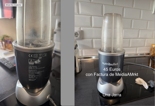 Batidora Nutribullet 45 Euros