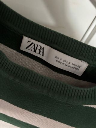 Jersey rayas verde y blanco