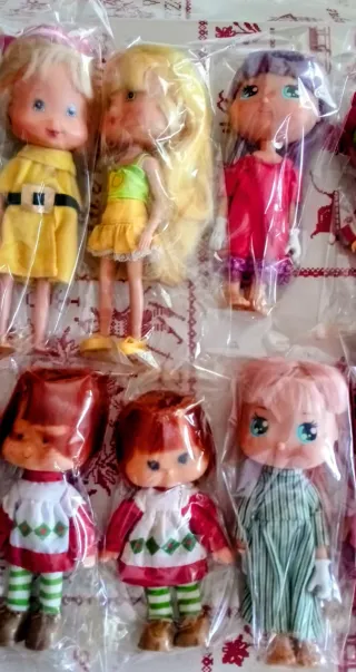 Lote 14 Muñecas Antiguas Tartita Fresa.minnie etc