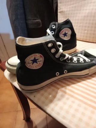 Zapatillas Converse Altas Negras y Blancas
