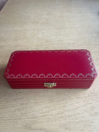 Scatola Cartier in Pelle Rossa Nuova