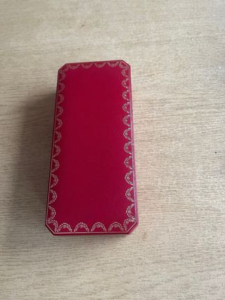 Scatola Cartier in Pelle Rossa Nuova