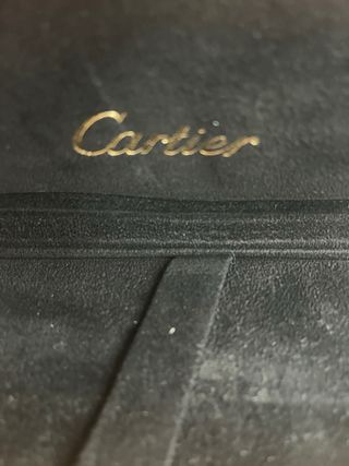 Scatola Cartier in Pelle Rossa Nuova