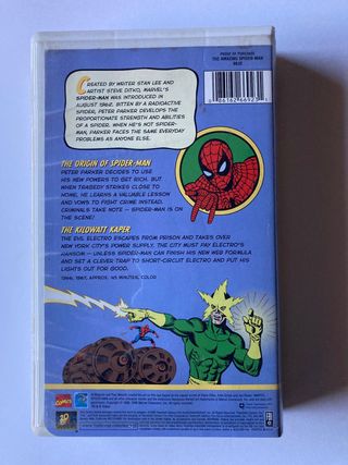 VHS NTSC ► The Amazing Spider‑man: The Origin..
