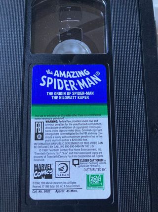 VHS NTSC ► The Amazing Spider‑man: The Origin..
