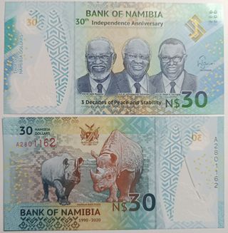 Billete 30 Dólares 2020 Conmemorativo