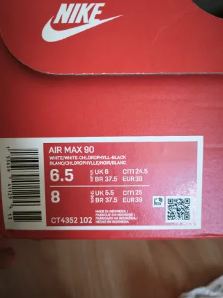 Nike Air Max 90 Verde y Blanco