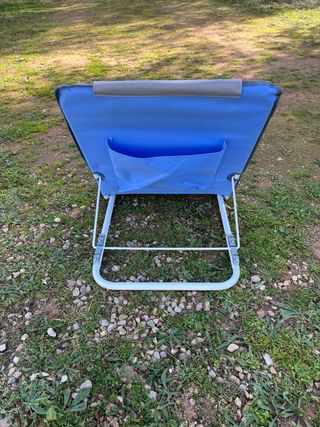 Tumbona Playa Azul y Gris