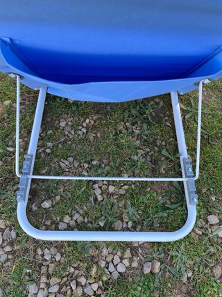 Tumbona Playa Azul y Gris