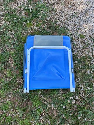 Tumbona Playa Azul y Gris