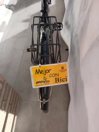 Bicicleta Paseo Negra con Cesta