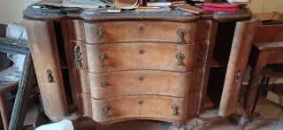 Cassettiera legno massiccio fine '800