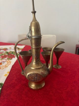 Servizio Tè Turco Ottone