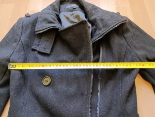 Abrigo Miss Passion Negro con Cinturón