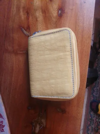 Portafoglio Kipling tessuto giallo